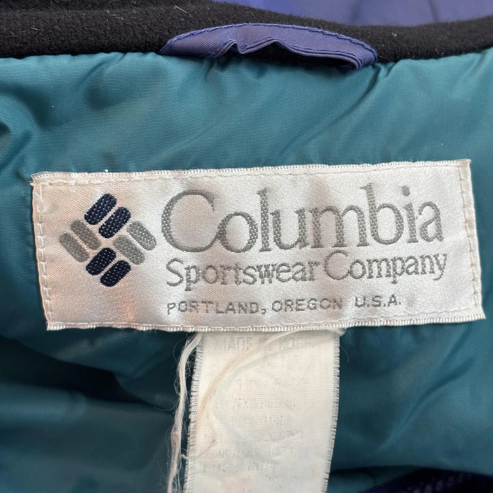 Винтажная мужская куртка Columbia большая на молнии утепленная парка состаренная 90-е - Изображение 3 из 4