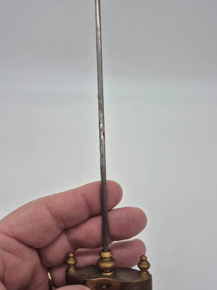 ANCIEN BALANCIER AU MERCURE POUR PENDULE NOTAIRE - Photo 3/4