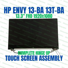 HP Envy 13-BA 13-ba1000 LCD Screen Assembly with Silver Frame 1920x1080