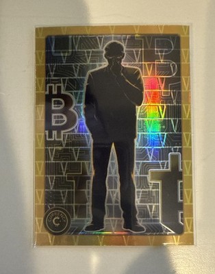2025 Cardsmiths Currency Cards Series 5 Satoshi Nakamoto #45 Gold 08/10