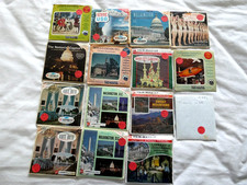 LOT OF 15 3PK GAF VIEW MASTER REELS D.C. SMOKEY MTN, WILLIAMSBURG MORE BOOKLETS