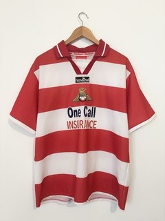 Doncaster Rovers Football Shirt 01/02 Home Mens Large