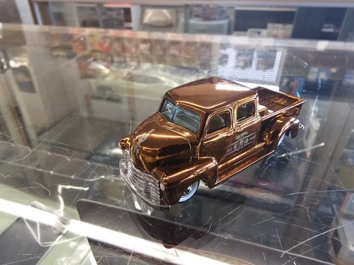 Loose Hot Wheels 50s Chevy Truck from Red Line Club. Real Riders Copper