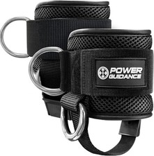 Ankle Strap Adjustable with D-rings for Cable Machine Glute Workouts Leg