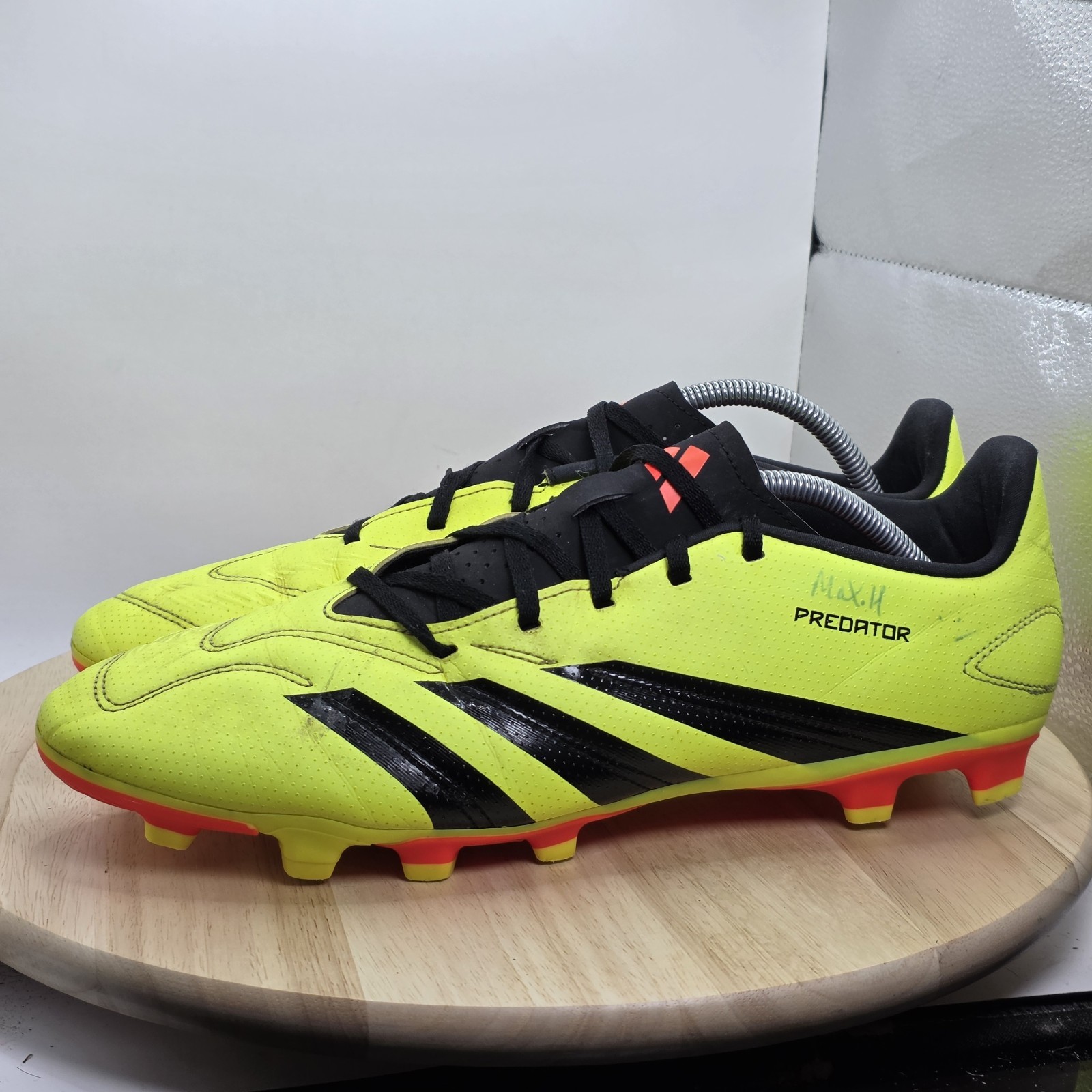 Men's Size 13 - Adidas Predator Club FxG Soccer Cleats IG7757 - Solar Yellow