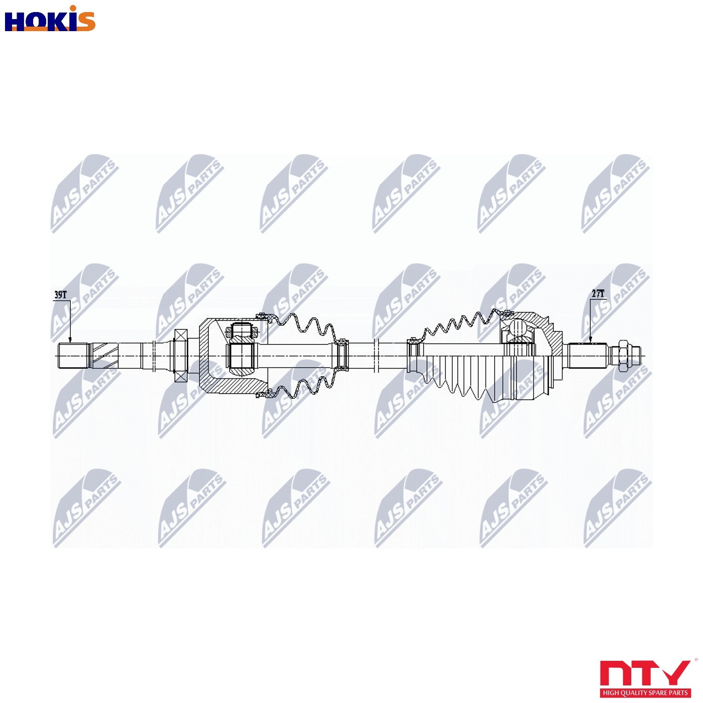 NPW-RE-155 NTY Drive Shaft for RENAULT - Image 5