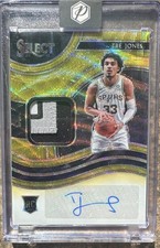 Panini Select Rookie Jersey Autograph Prizm Tre Jones RJA-TRE 2020-21 Spurs