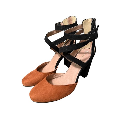GRÖSSE 11 NEU FREE PEOPLE VEGANER ATWOOD-ABSATZ RIEMCHENPUMP ZEDERNHOLZ SCHLANGE - Bild 2 von 5