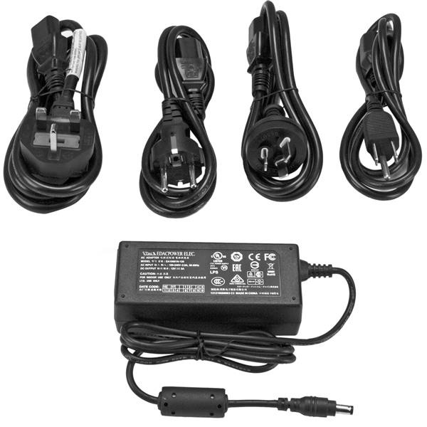 Startech .Com Alimentatore Universale 12V 5A Ce Fcc Ul Sva12m5na Con Connettore Tipo M E Cavi Au/Eu/Jp/Na/Uk - Immagine 2