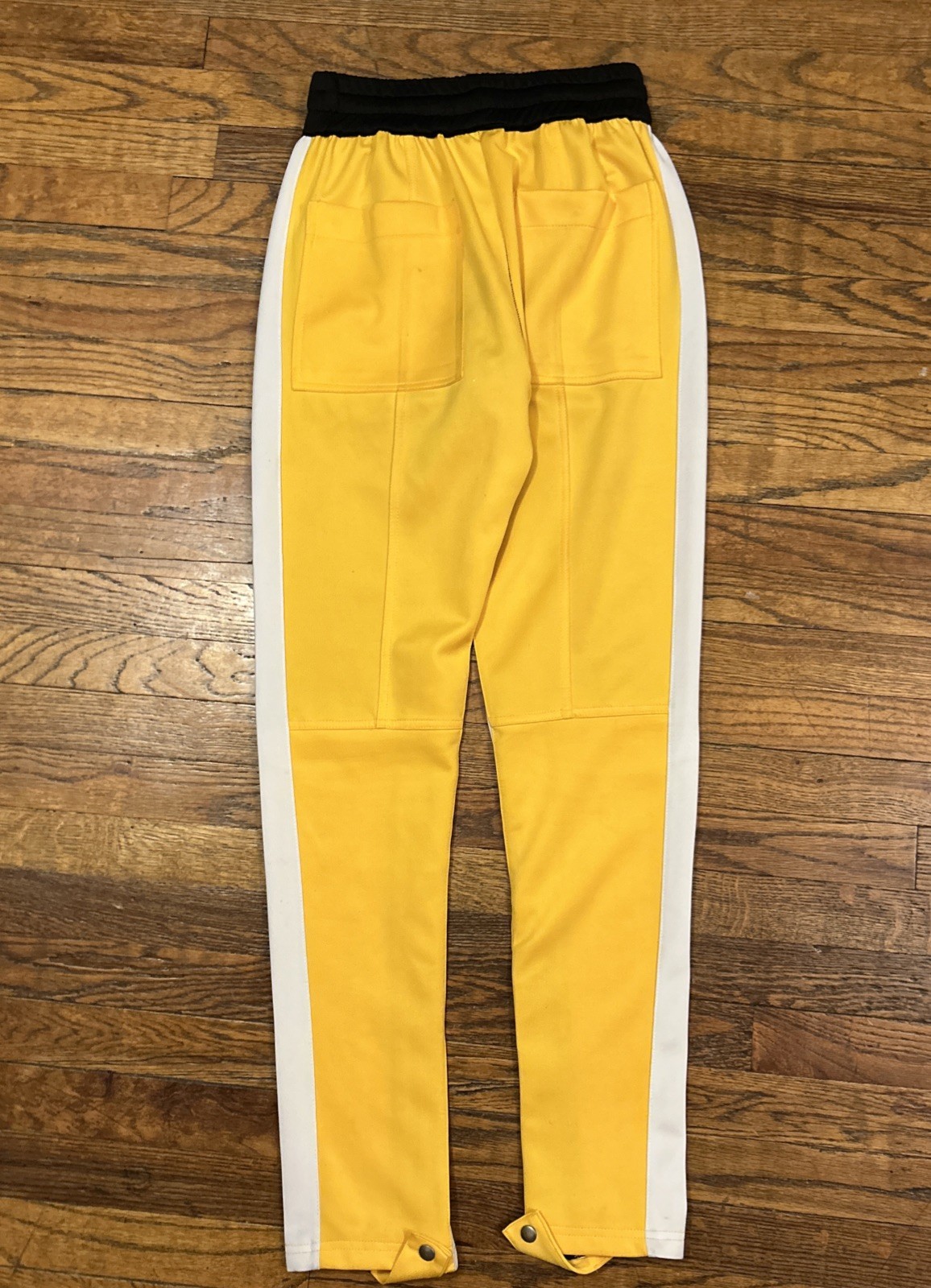 Fear Of God Fifth Collection Track Pants Size Medium Black White Yellow USA thumbnail 12