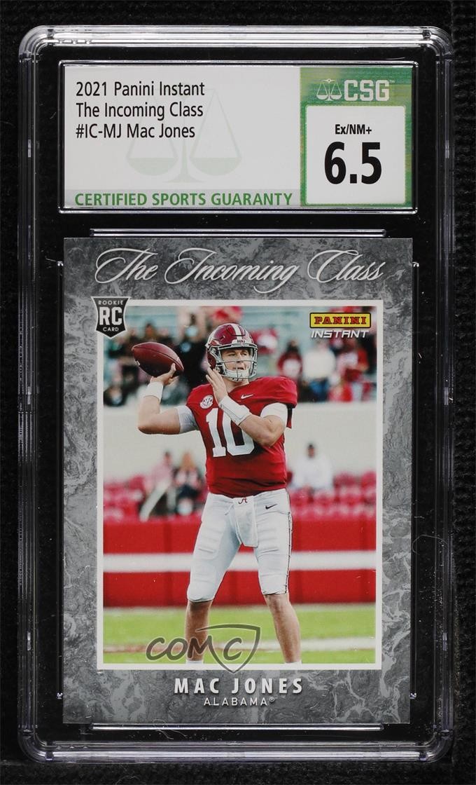 2021 Panini Instant NFL The Incoming Class /2936 Mac Jones #IC-MJ Rookie RC 2f4