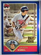 2003 Topps Traded #T193 Jason Kubel FY Rookie Card. rookie card picture