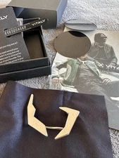 VITALY “Feedback” Stainless Steel Ear Cuff – Size Small – Rare,new