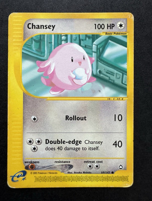 Nintendo Pokémon TCG Chansey 69/147 Englisch 2002 100 KP Common Nishida