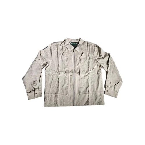 C'est Bon Work Jacket Off White Zip Up Men's SZ XL Urban Mod Work Chore Nwt  image 15