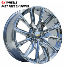 22 Chevy Silverado Tahoe 6x139.7 Wheels Suburban 1500 Chrome Set Of 4 Rims