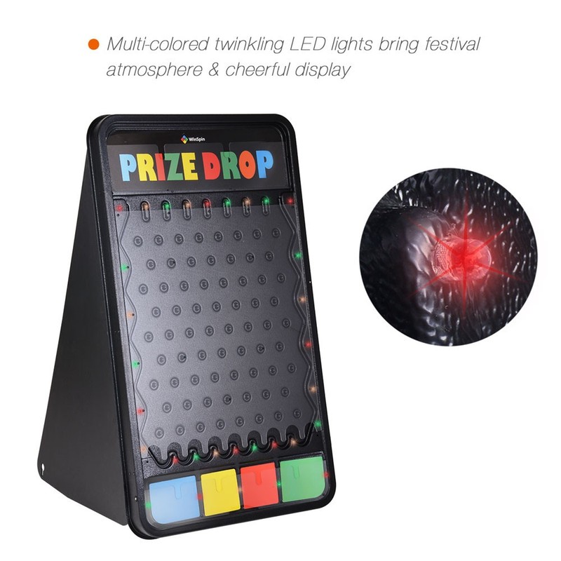Prize Drop Board Disk Game Tradeshow Playing Puck Carnival Party with LED Light