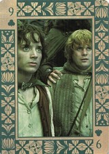 Lord of the Rings Frodo Samwise 9 of Clubs Card