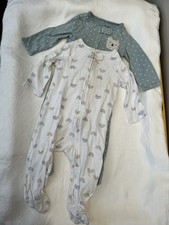 Carter’s Baby Boy Zip Up Footed Bodysuit Pajamas - 3-6 Months