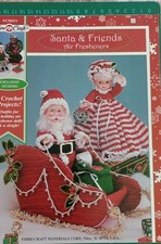 Święty Mikołaj i Przyjaciele (odświeżacze powietrza) szydełkowana broszura