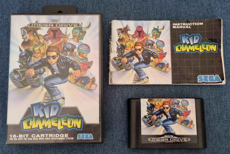 Sega Mega Drive Game Kid Chameleon Boxed with Manual