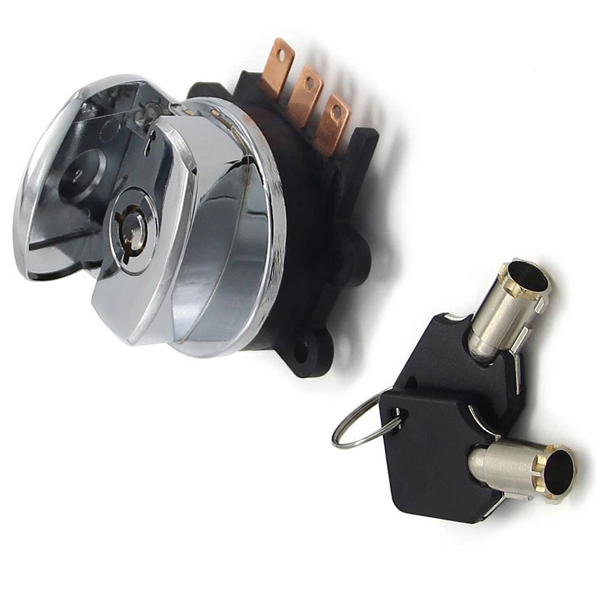 Ignition Key Lock Set Switch For Harley-Davidson Fat Boy 00-10 Cross Bones 08-10 - Image 3 of 4