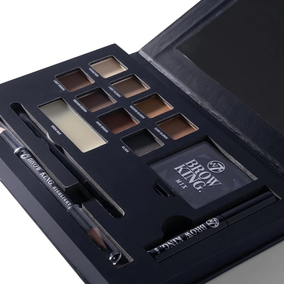 W7 Brow King Ultimate Eyebrow Kit - Shape, Define & Groom Palette -...  - Image 2 of 4