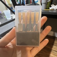  25 Single Set of 5 Oboe Reeds Cane Cork Beige Double Reed in Protective Case