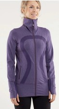 Lululemon Athletica Women's Full Zip Jacket Size 4, Purple, Pockets