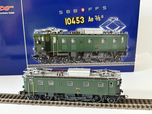 Locomotora eléctrica ROCO HO 62401 AE 3/6 II SBB 10453 verde DSS locomotora excelente estado embalaje original | Zustand: Gebraucht