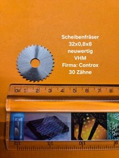 Scheibenfr&auml;ser Metalls&auml;geblatt Controx VHM 32 x 0,8 x 8 - 30 Z&auml;hne neuwertig