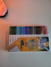 SELLING OFFER Crayola 50 Colors Multicolor Fiber New Sealed Washable...