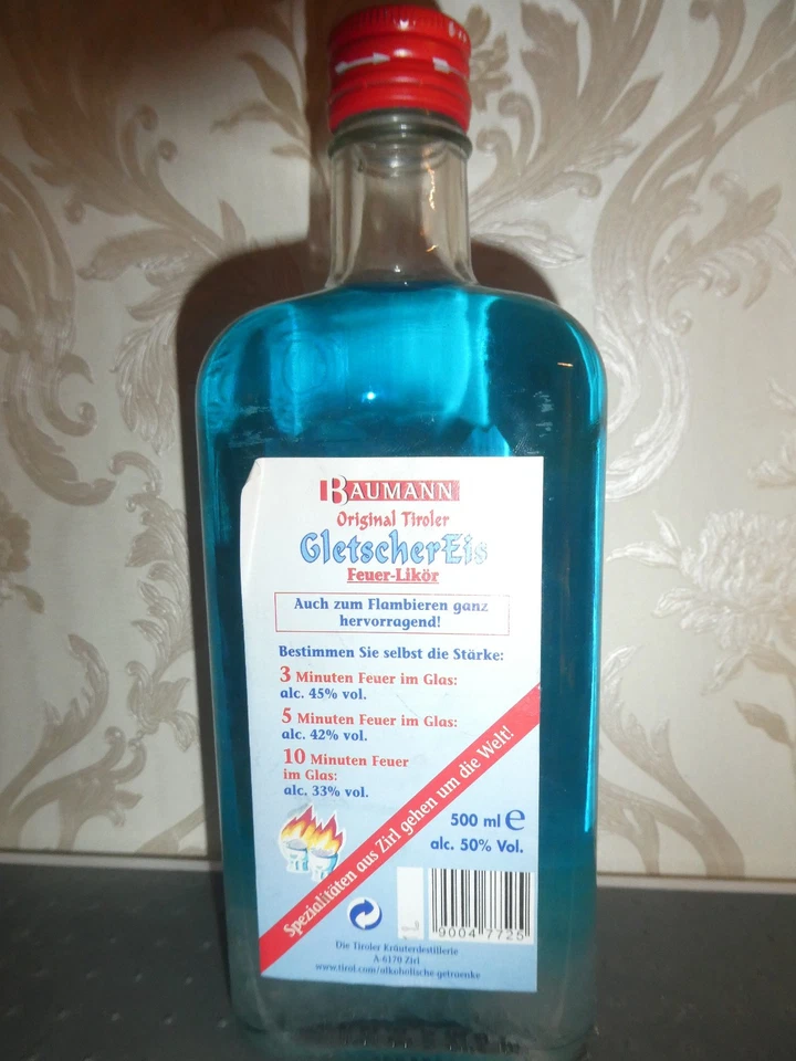 Gletschereis Eis & Feuerlikör 0,5 Liter aus Österreich 50% - Bild 2 von 2