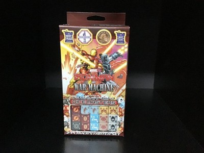 MARVEL DICE MASTERS IRON MAN AND WARMACHINE 2 PLAYER STARTER 