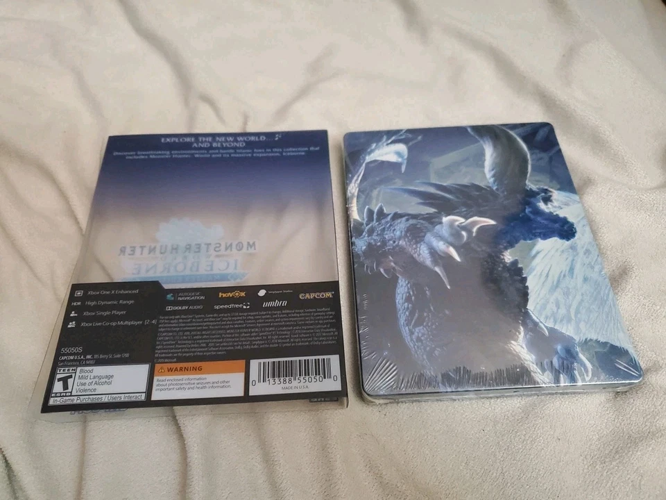 Monster Hunter World: Iceborne - Master Edition Deluxe Xbox One Steelbook - New - Image 2 of 4