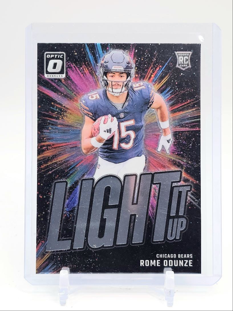 ROME ODUNZE 2024 DONRUSS OPTIC LIGHT IT UP ROOKIE BASE BEARS B RC Q6011