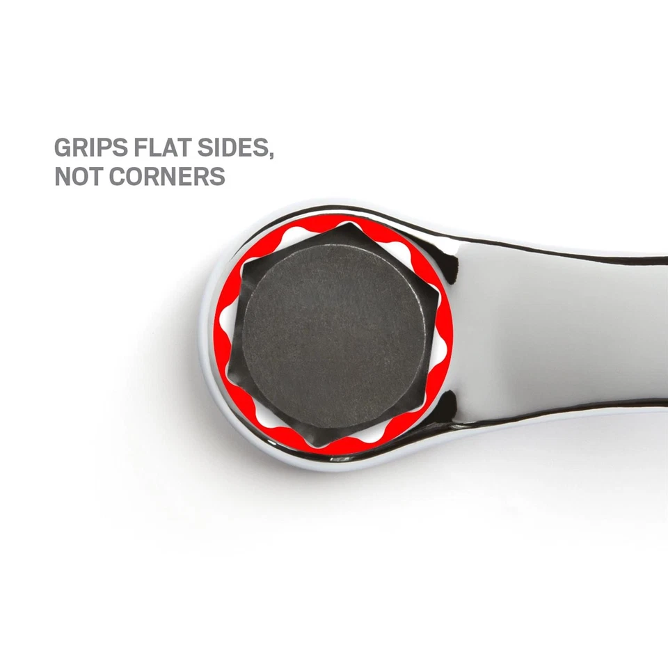 Tekton WBE23329 1-1/8 x 1-1/4" 45 grados offset caja llave de extremo Foto 2 de 4