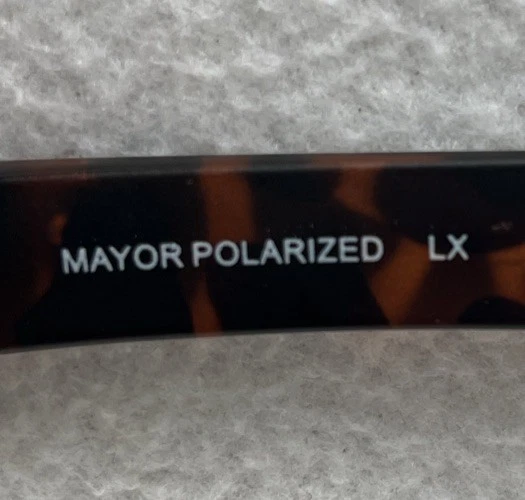 Gafas de sol Suncloud Mayor polarizadas LX marrón plástico tortuga 55 15 130 Foto 3 de 4