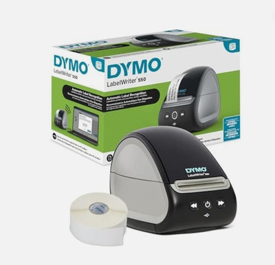 New Dymo LabelWriter 550 Series Label Printer Automatic Recogntion - Black
