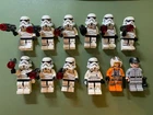 LEGO Star Wars Imperial Stormtrooper, X-Wing Pilot, Imperial Crew Minifigure