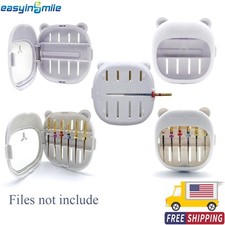 5  Dental Disinfection Box Endodontic File Organizer Case with Endo File Measure