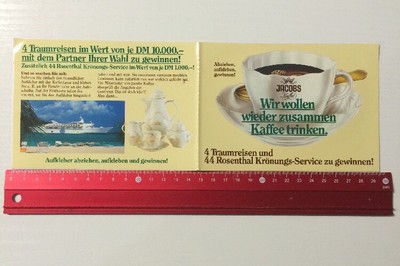 Aufkleber/Sticker: Jacobs Kaffee-Wollen Wieder Zusammen Kaffee Trinken(05051670)
