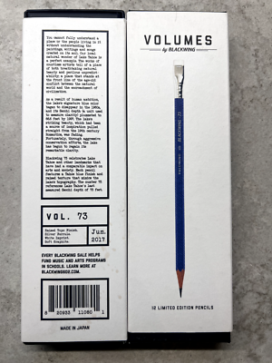 12 Blackwing Pencils Volume 73 Lake Tahoe RARE NEW - sold out in