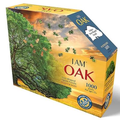 Madd Capp: I Am Oak - 1000 Piece Tree Shaped Puzzle 