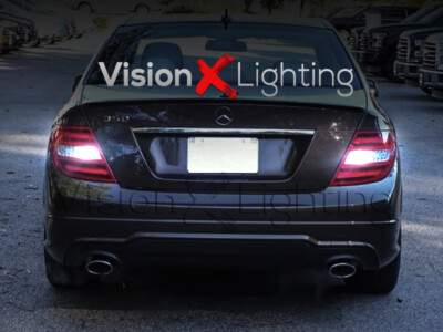 Mercedes C W204 C204 S204 2007-2014 Paar Birnen Rückwärtsgang LED weiß 6000K - Canbus