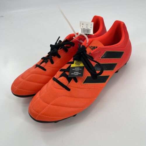 Adidas Ace 17.4 FG Men’s 13 Orange Black Soccer Athletic Cleats