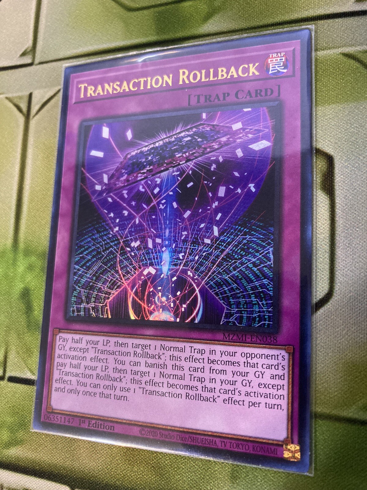 YUGIOH TRANSACCIÓN REVERSIÓN Coleccionistas Raro MZMI-EN038 1ª Edición
