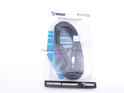Vanco AEL96 8ft Auto Antenna Extension Lead Coax - Sold by  W5SWL