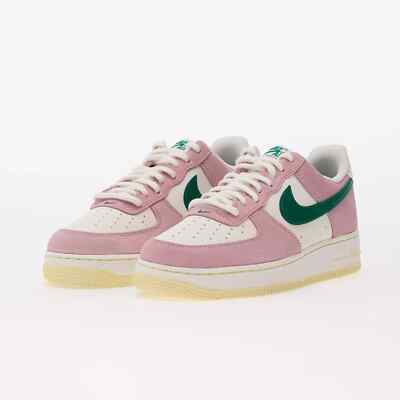 Nike Air Force 1 07 LV8 ND Sail-Malachite-Med Soft Pink Multi. Sizes FV9346-100