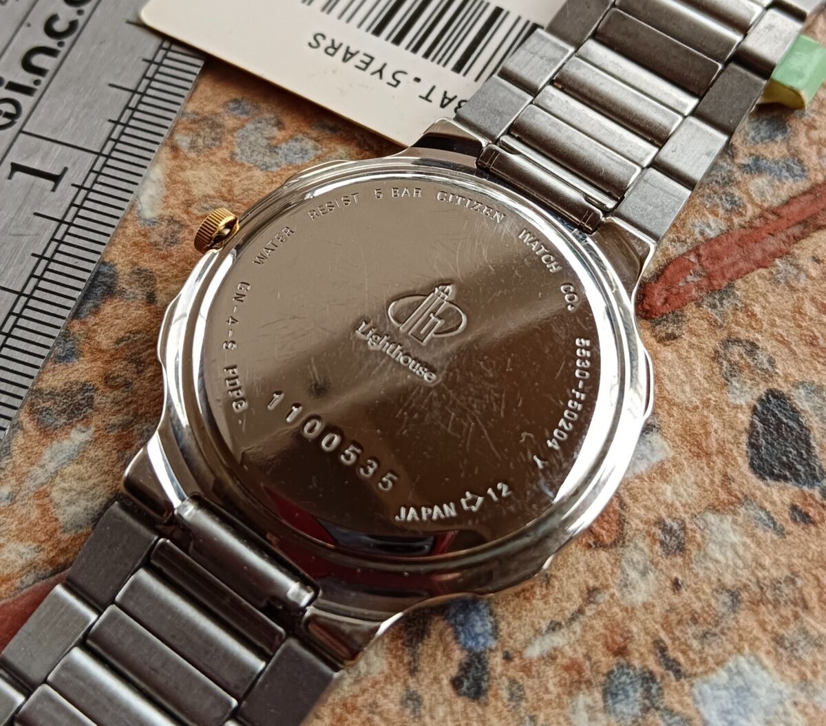 Vintage Citizen Lighthouse Centini Quartz October 1991 Vintage Citizen Lighthouse Centini Quartz October 1991